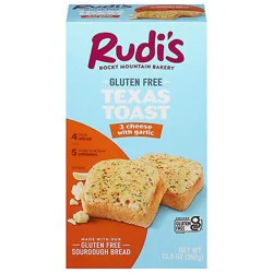 Rudis Texas Toast 3cheese Garlic Gluten Free - 13.8 Oz