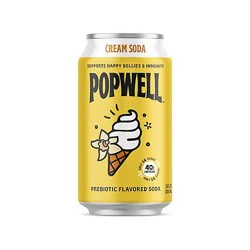 Popwell Cream Soda - 12 Fl. Oz.