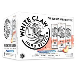 White Claw Peach 12-12 Fl Oz In Cans - 12-12fz