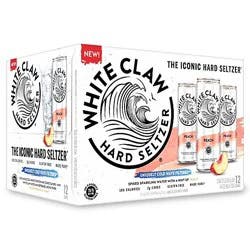 White Claw Peach 12-12 Fl Oz In Cans - 12-12fz