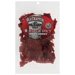Old Trapper Jerky Beef Hot & Spicy 8oz - 8 Oz