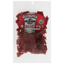 Old Trapper Jerky Beef Hot & Spicy 8oz - 8 Oz