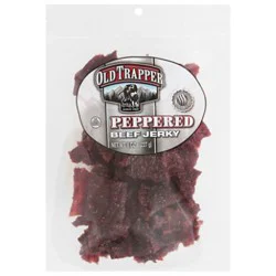 Old Trapper Jerky Beef Peppered 8oz - 8 Oz