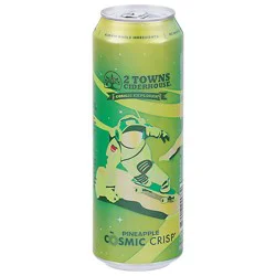 2 Towns Ciderhouse Pineapple Cosmic Crisp Single Can 19.2 Fl. Oz. - 19.2 Fz