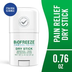 Biofreeze Menthol Pain Relieving Dry Stick - .76 Oz