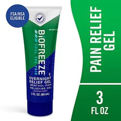 Biofreeze Overnight Menthol Pain Relieving Gel - 3 Oz