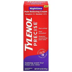 Tylenol Precise Nt Pain Rlv Cream 4oz - 4 Oz
