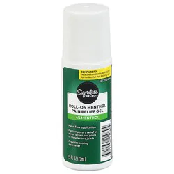 Signature Select Roll On Gel Pain Relief 2.5 Fz - 2.5 Fz