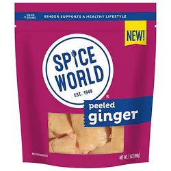 Spice World Peeled Ginger Bag 7oz - 7 Oz