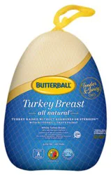 Butterball Bone In Turkey Breast - Weight Between 4-6 Lb