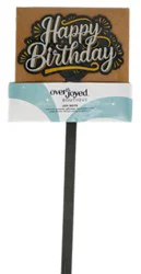 Overjoyed Boutique Joy - Notes - Happy Birthday In Black - Each