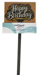 Overjoyed Boutique Joy - Notes - Happy Birthday In Black - Each