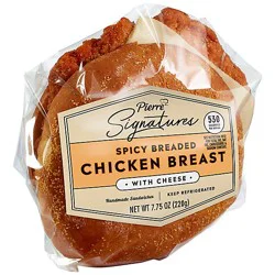 Spicy Breaded Chicken With Cheese Handmade Sandwich - Fully Cooked - 7.52 Oz
