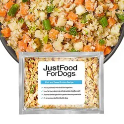 Justfoodfordogs Fish & Sweet Potato - 18 Oz
