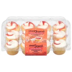 Overjoyed Strawberry Swirl Mini Cupcakes 10 Oz - 10 Oz