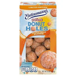 Entenmann's Pop'ems Orange Cream Donut Holes 15 Oz - 15 Oz