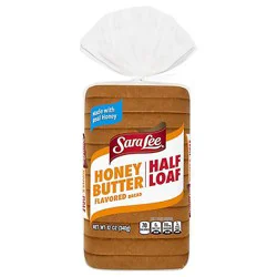 Sara Lee Honey Butter Half Loaf Bread 1 Count - 12 Oz