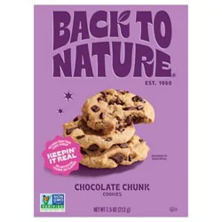 Back To Nature Chocolate Chunk 7.5oz - 7.5 Oz