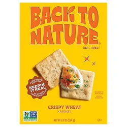 Back To Nature Crackers Crispy Wheat 6.5oz - 6.5 Oz