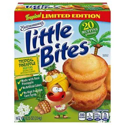 Entenmann's Little Bites Tropical Pineapple Mini Muffins 5 Count - 8.25 Oz