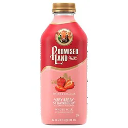 Promised Land Very Berry Strawberry Milk 32fz - 32 Fz