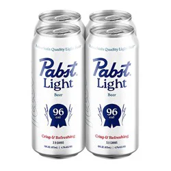 Pabst Light 6-16 Fl Oz In Cans - 6-16 Fz