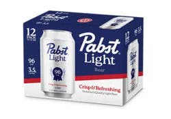 Pabst Light 12-12 Fl Oz In Cans - 12-12 Fz
