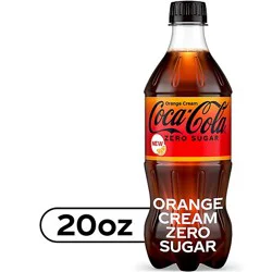 Coca-Cola Zero Sugar Orange Cream Bottle - 20 Fl. Oz.