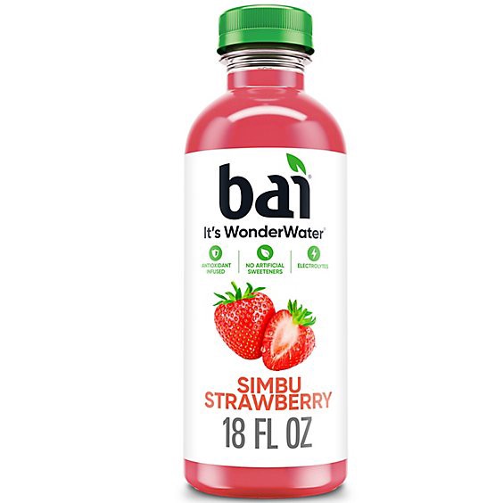 slide 1 of 12, Bai Simbu Strawberry 18fz - 18 Fz, 18 fl oz