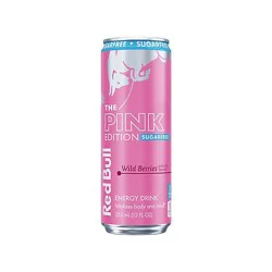 Red Bull Pink Edition Sugarfree Energy Drink Wild Berries 114mg Caffeine - 12 Fl. Oz.