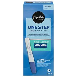 Signature Select Pregnancy Test One Step 2 Ct - 2 Ct