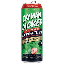 Cayman Jacked Strawberry Margarita 19.2 Fl Oz In Cans - 19.2 Fz