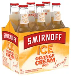 Smirnoff Ice Orange Cream Pop - 6-11.2 Fz