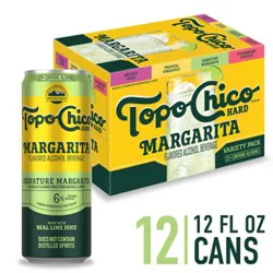 Topo Chico Hard Margarita Variety Pack 6% Abv Cans - 12-12 Fl. Oz.