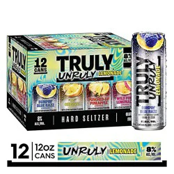 Truly Unruly Lemonade Vp 12oz In Cans - 12-12 Fz