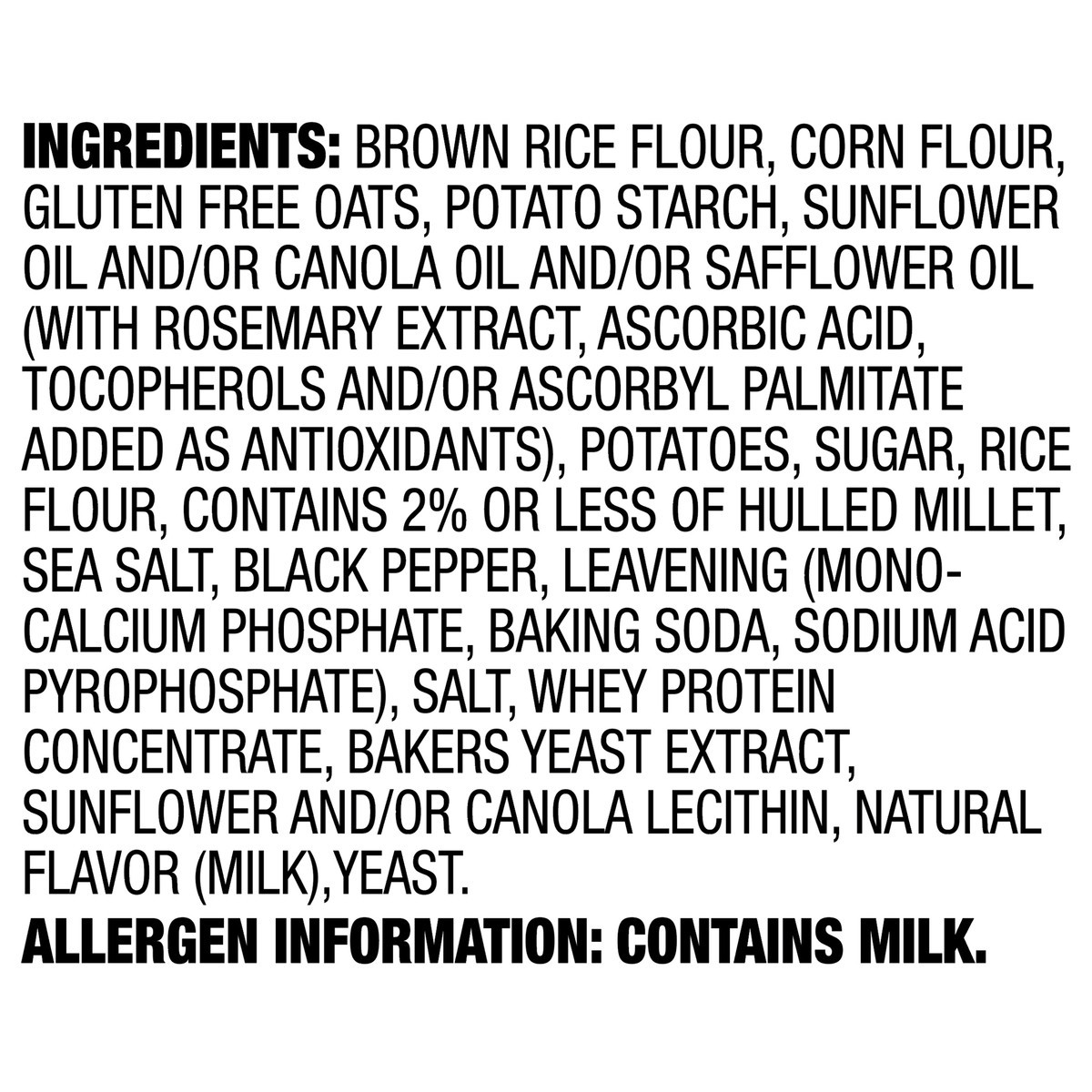 slide 3 of 7, Miltons Crackers Salt & Pepper Gluten Free 4.5oz - 4.5 Oz, 4.5 oz
