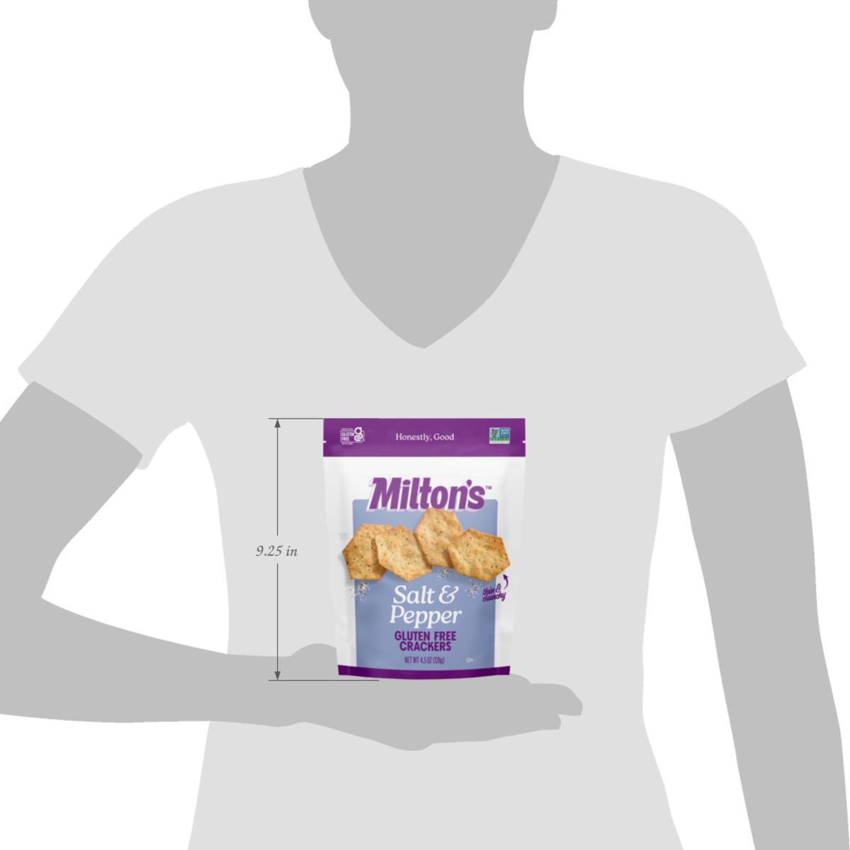 slide 4 of 7, Miltons Crackers Salt & Pepper Gluten Free 4.5oz - 4.5 Oz, 4.5 oz