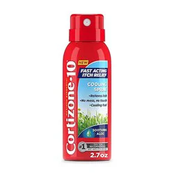 Cortizone 10 Itch Relief Cooling Spray, Hydrocortisone 1% - 2.7 Oz.