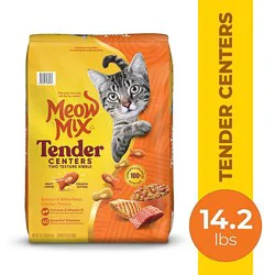 Meow Mix Tender Centers Salmon & Chicken - 14.2 Lb