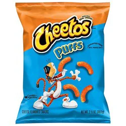Cheetos Puffs Cheese Flavored Snacks 2 1/2 Oz - 2.5 Oz