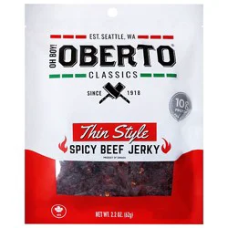 Oberto Jerky Beef Thin Sliced Spicy 2.2oz - 2.2 Oz