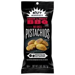 Nut Harvest Pistachios Sweet & Tangy Bbq 2oz - 2 Oz
