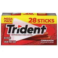 Trident Cinnamon Gum - 28 Ct
