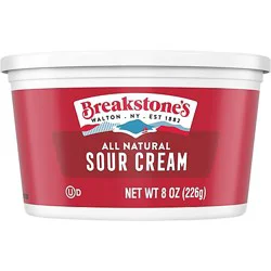 Breakstones All Natural Sour Cream 8 Oz - 8 Oz