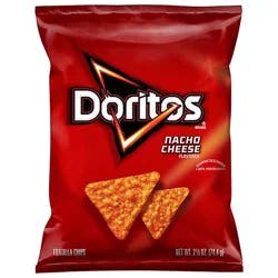 Doritos Tortilla Chips Nacho Cheese Flavored 2 5/8 Oz - 2.625oz