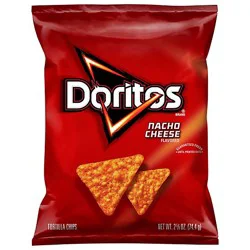 Doritos Tortilla Chips Nacho Cheese Flavored 2 5/8 Oz - 2.625oz