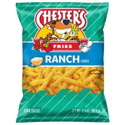 Chesters Fries Corn Snacks Ranch 3.125 Oz - 3.125oz