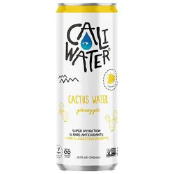 Caliwater Cactus Water Pineapple - 12 Fz