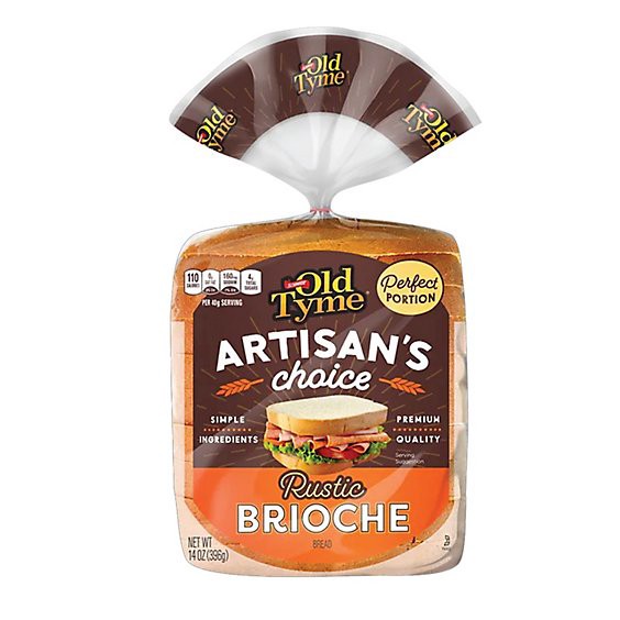 slide 1 of 1, Schmidt Artisan's Choice Rustic Brioche Half Loaf Bread - 14 Oz, 14 oz