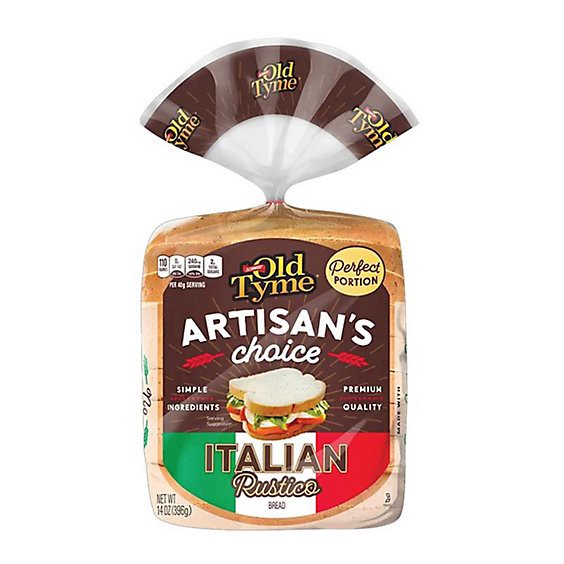 slide 1 of 1, Schmidt Artisan's Choice Italian Rustico Half Loaf Bread - 14 Oz, 14 oz